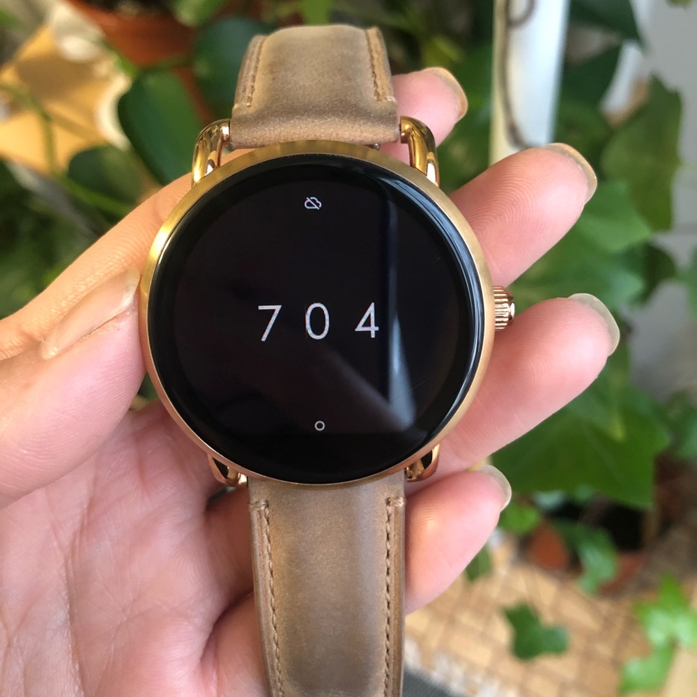 Fossil Q Wander smart watch rose gold